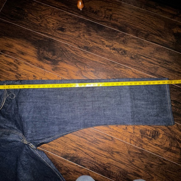 Double RL RRL made in USA salvedge denim slim boot cut dark wash Ralph Lauren - Picture 13 of 16